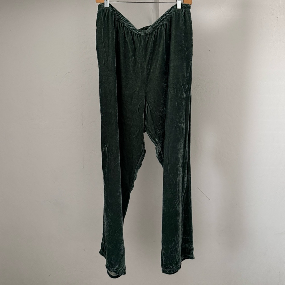 Bundle 3 for 50% off Sea Green Velvet CMC Color Me Cotton Pants